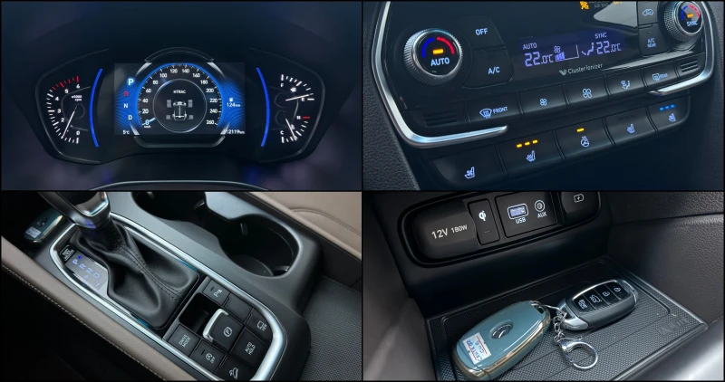 Hyundai Santa fe 2.2 CRDi AWD/HTRAC ! 6+ 1 ! Premium !, снимка 14 - Автомобили и джипове - 53225605