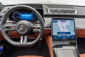 Mercedes-Benz S 400 d* LONG* AMG* BURM-4D* HEAD-UP* PANO* DISTR* 4-SEA, снимка 13