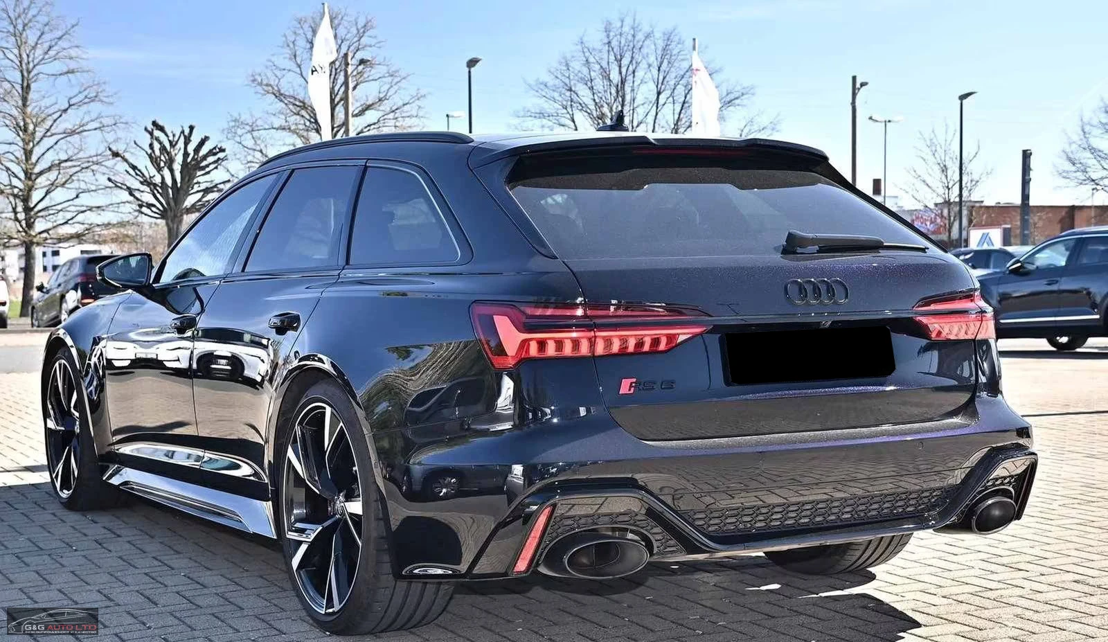 Audi Rs6 4.0TFSI/AVANT/600HP/360CAM/CERAMIC/HUD/PANO/393f - изображение 2