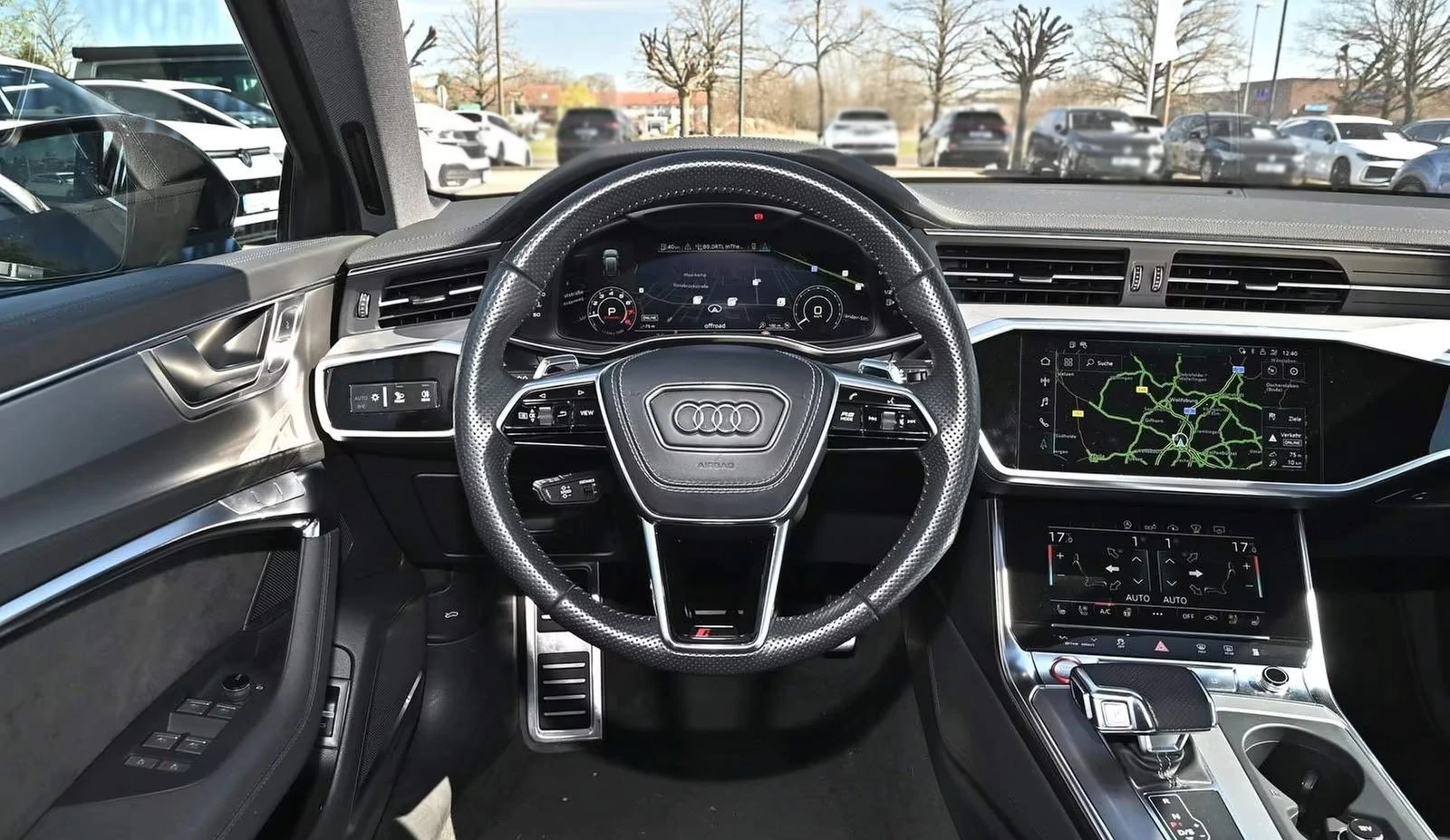 Audi Rs6 4.0TFSI/AVANT/600HP/360CAM/CERAMIC/HUD/PANO/393f - изображение 10