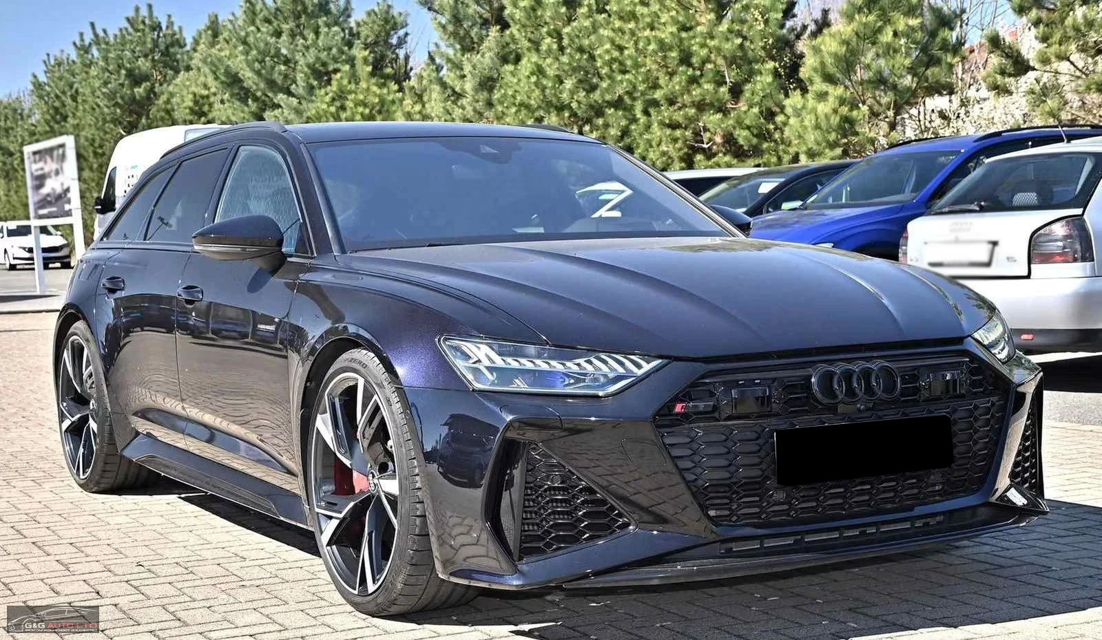 Audi Rs6 4.0TFSI/AVANT/600HP/360CAM/CERAMIC/HUD/PANO/393f - изображение 3