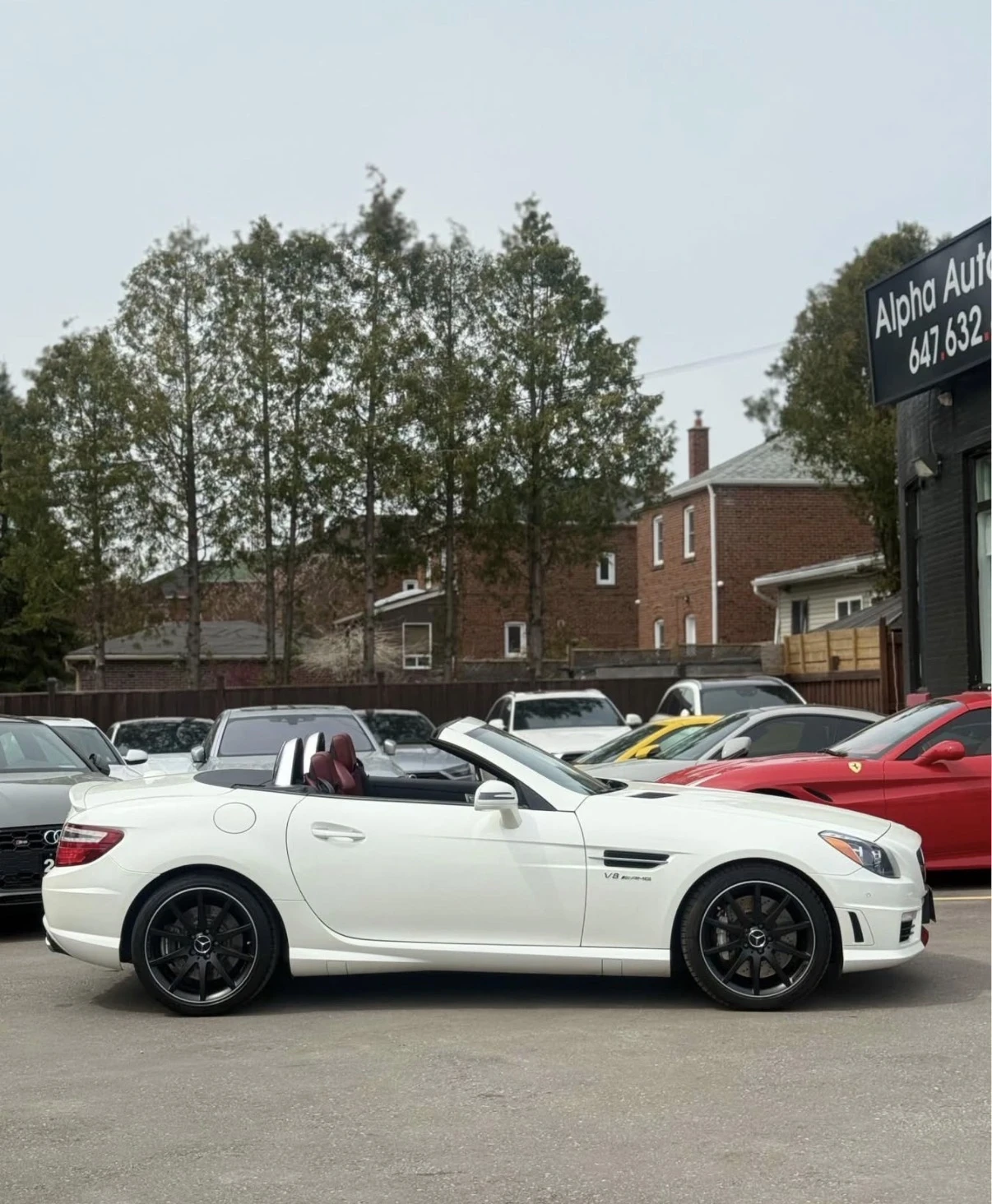 Mercedes-Benz SLK 55 AMG R172 * MAGIC SKY  * H&K * БЕЗ ИНЦИДЕНТИ * CARFAX *, снимка 2 - Автомобили и джипове - 54668167