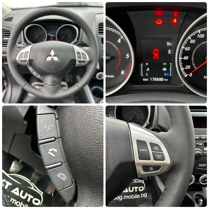 Mitsubishi ASX 1.8D-ID 150HP 176 000KM PANO EURO5A, снимка 13 - Автомобили и джипове - 53509453