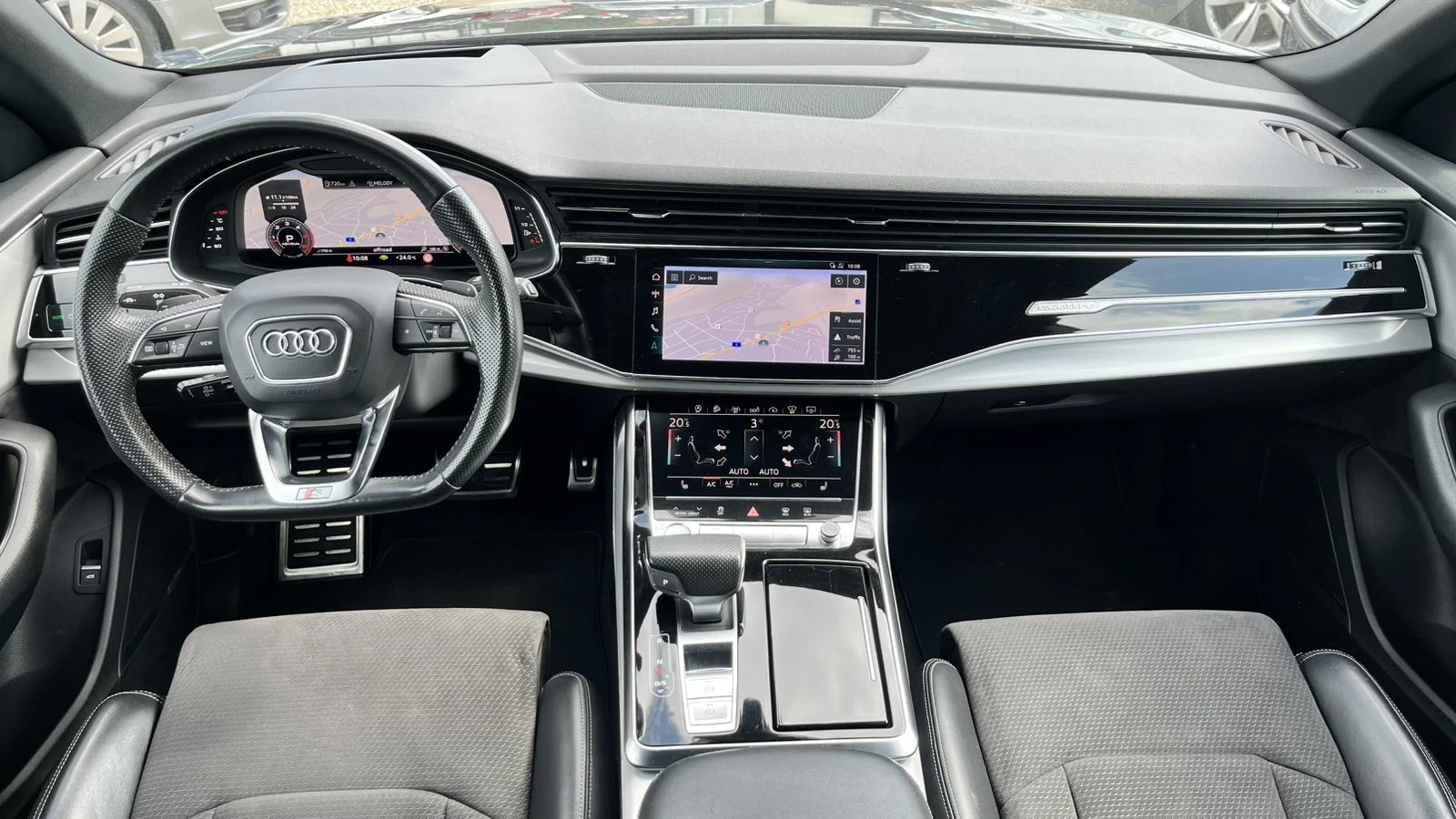 Audi Q8 50TDi S-LINE Подгрев/B&O/3DКамера/Вакуум/, снимка 8 - Автомобили и джипове - 54724150