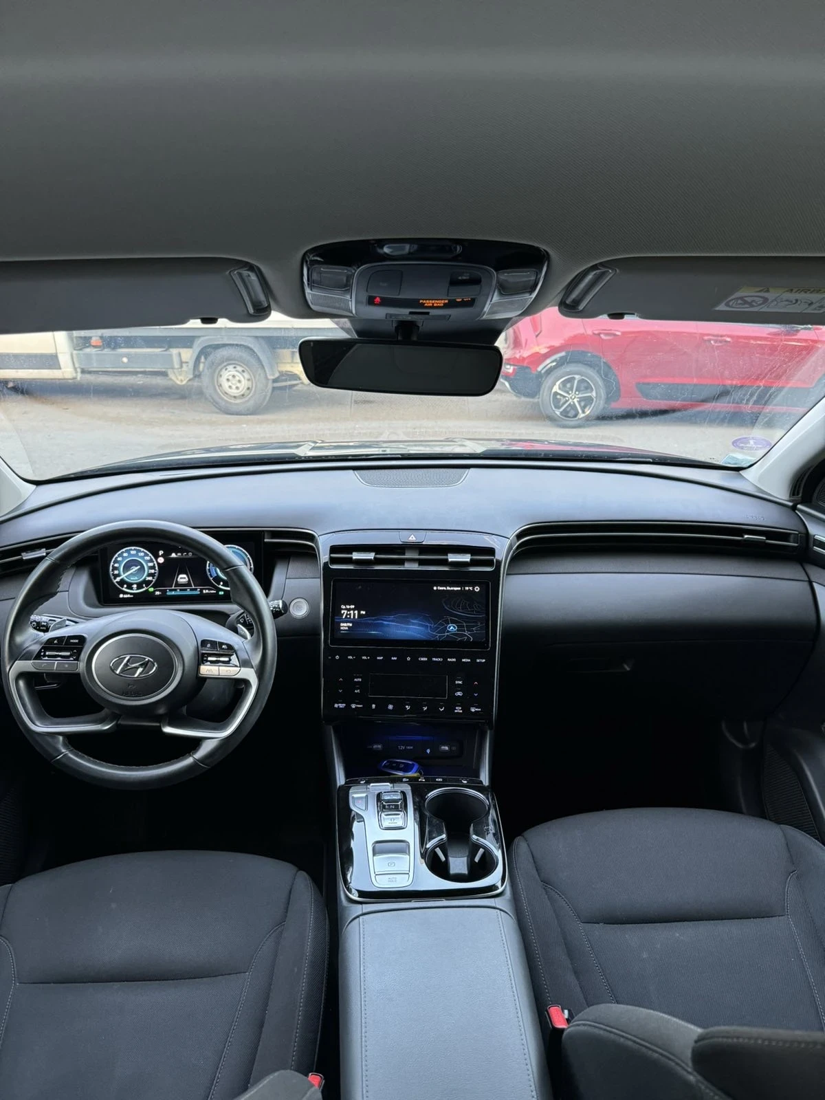 Hyundai Tucson 1.6T-GDI HEV 230hp  2023, история, снимка 7 - Автомобили и джипове - 55837500