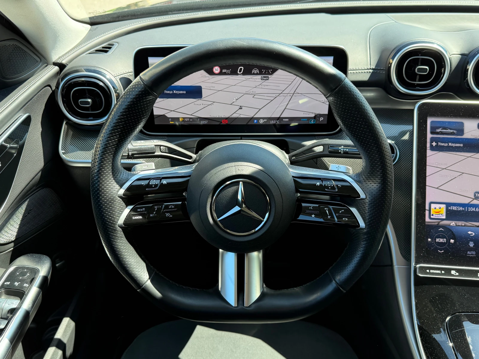 Mercedes-Benz C 220 d 4-MATIC AMG FULLL !!!! 100% РЕАЛНИ КИЛОМЕТРИ !!!, снимка 12 - Автомобили и джипове - 53736795