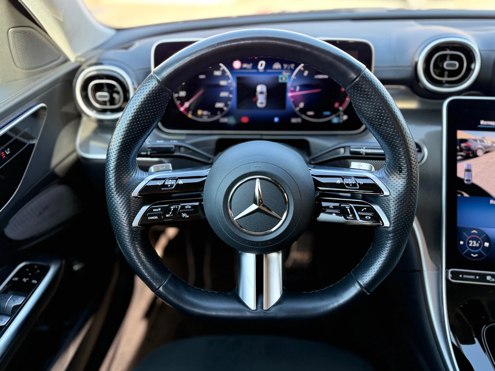 Mercedes-Benz C 220 d 4-MATIC AMG FULLL !!!! 100% РЕАЛНИ КИЛОМЕТРИ !!!, снимка 11 - Автомобили и джипове - 53736795