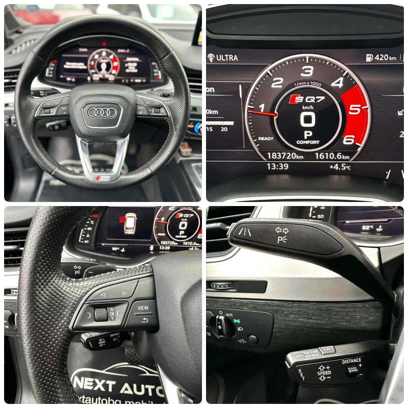 Audi Q7 3.0TDI 272HP MATRIX S LINE PANO BOSE 6+ 1 DISTRONI, снимка 13 - Автомобили и джипове - 52576898