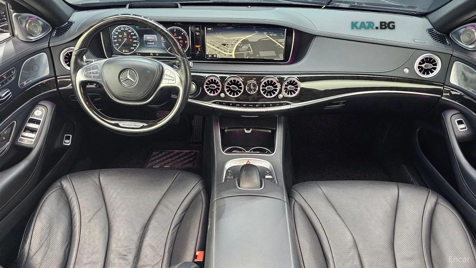 Mercedes-Benz S 350 ����* �������* ������* BURMASTER* PANO* 360 | Mobile.bg � ����������� 7