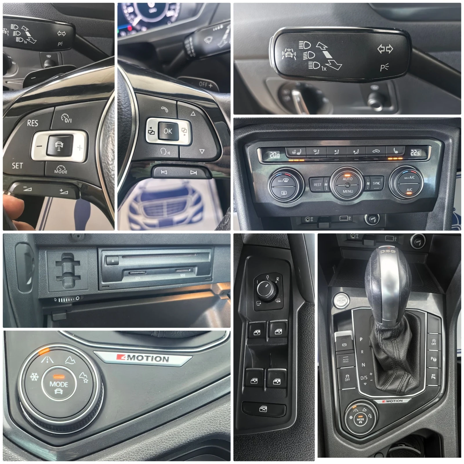 VW Tiguan Allspace 2.0tdi/4motion/HI-LINE/Швейцария/DIST/HUD/VIRT/6+ , снимка 15 - Автомобили и джипове - 55035989