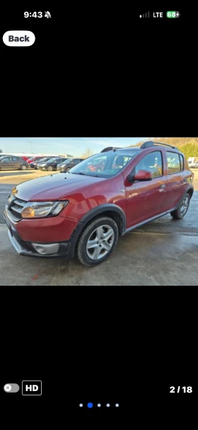 Dacia Sandero 1.5D evro 6 STEPWAY PRESTIGE, снимка 1