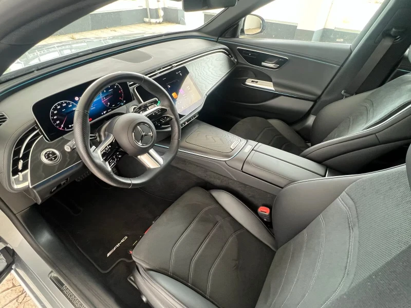 Mercedes-Benz E 220 d/4MATIC/197HP/AMG-PACK/PANO/DISTRONIC/152D, снимка 10 - Автомобили и джипове - 52078667