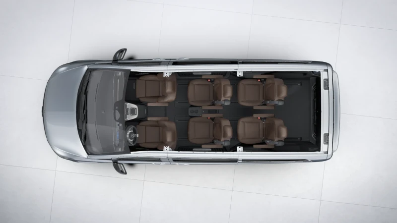 Mercedes-Benz V 300 d 4Matic Extralong = MGT Conf = AMG Line Гаранция, снимка 9 - Автомобили и джипове - 53261681