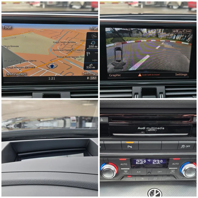 Audi A6 4Х4-АВТОМАТ-НАВИ-КОЖА-УНИКАТ-FACELIFT, снимка 13 - Автомобили и джипове - 53381365