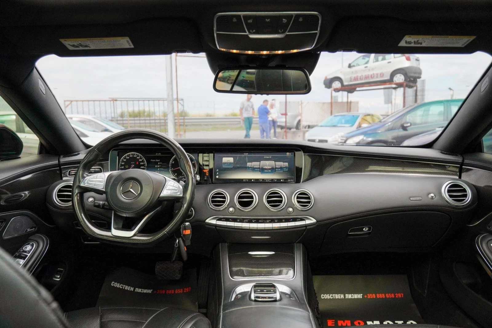 Mercedes-Benz S 55 AMG COUPE 585кс. ЛИЗИНГ , снимка 9 - Автомобили и джипове - 54943784