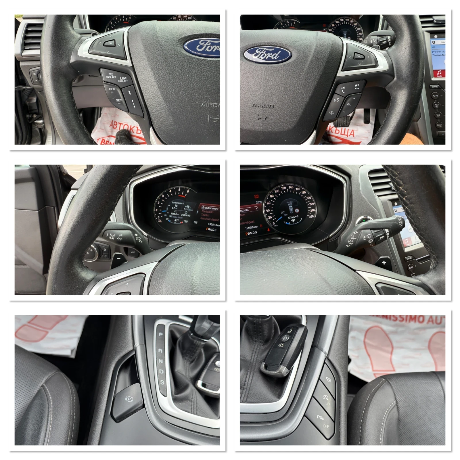 Ford Mondeo * 2.0TDCI* AWD* DISSTRONIC* MEMORY* CAMERA* SWISS*, снимка 12 - Автомобили и джипове - 55228484