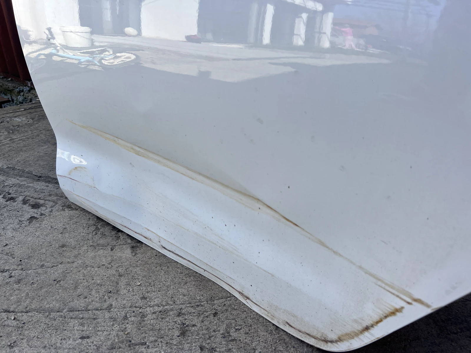 Toyota Corolla задна лява врата оригинална бяла 2019-2022, снимка 2 - Части - 53957684