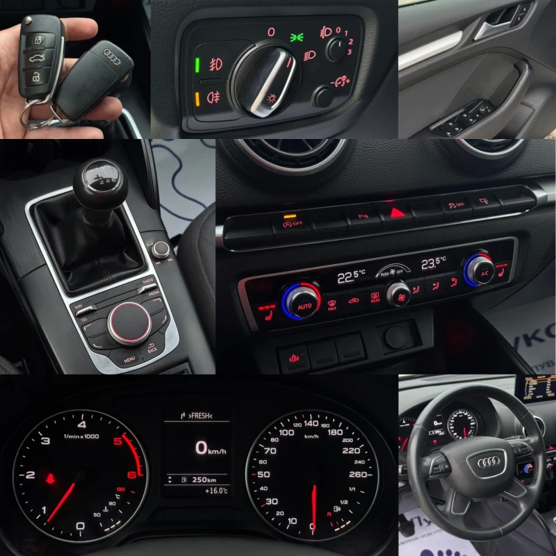 Audi A3 2.0TDI 150кс 6с НАВИ ПОДГРЕВ МУЛТИ-ВОЛАН , снимка 16 - Автомобили и джипове - 49668847