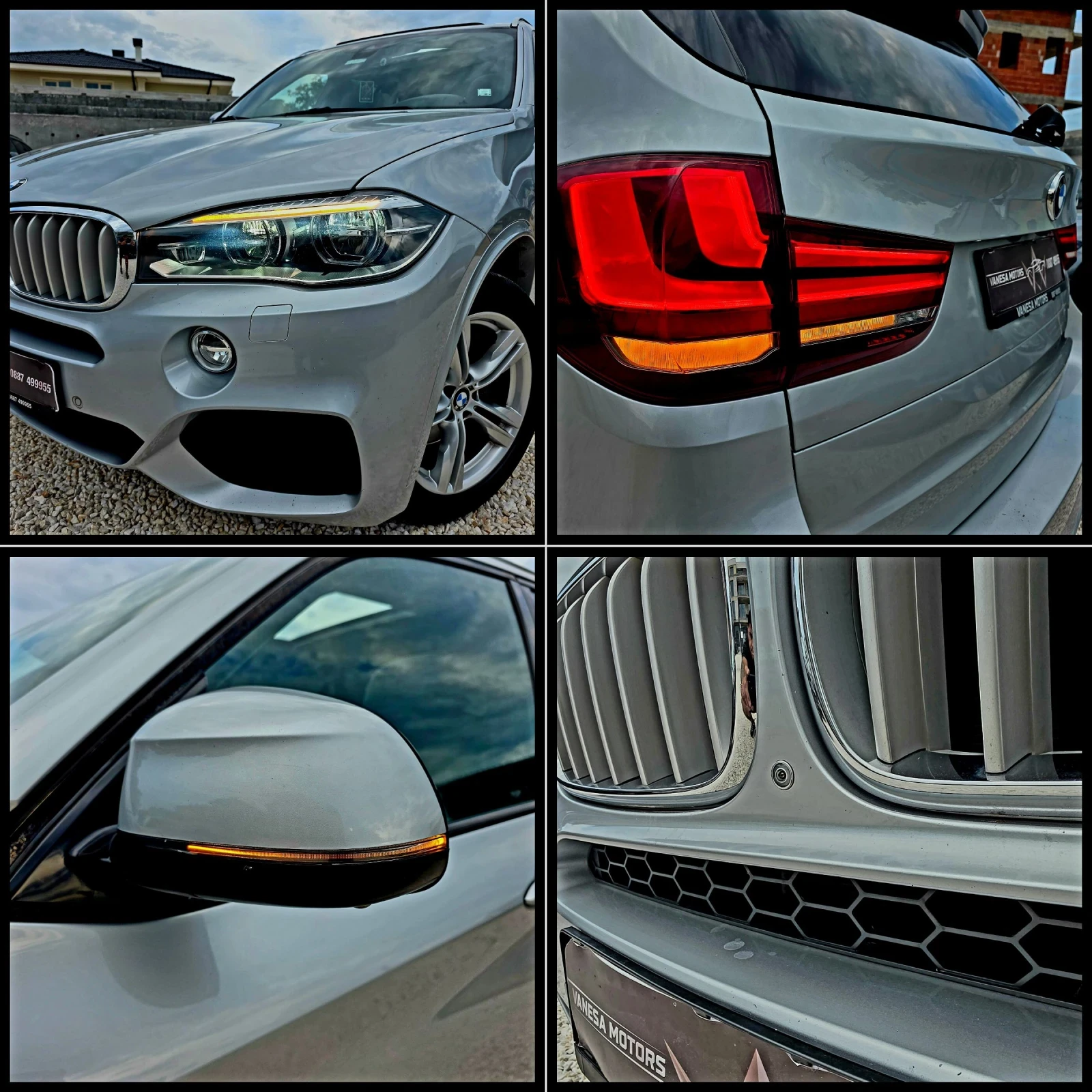 BMW X5 С-История M-Paket Heda Up 360 Панорама 4х4 Теглич , снимка 7 - Автомобили и джипове - 55381687