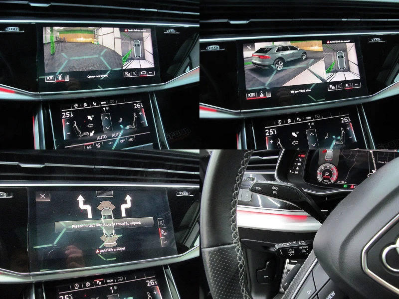 Audi Q8 S-line+ + + /SQ8 /3D-kamera/KeylessGo/СОБСТВЕН ЛИЗ, снимка 16 - Автомобили и джипове - 52709038
