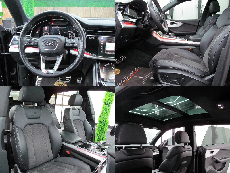 Audi Q8 S-line+ + + /SQ8 /3D-kamera/KeylessGo/СОБСТВЕН ЛИЗ, снимка 10 - Автомобили и джипове - 52709038