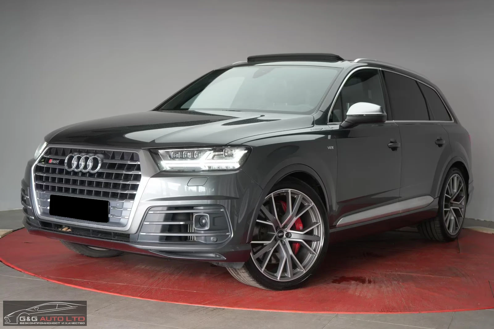 Audi SQ7 4.0TDI/435HP/QUATTRO/PANO/MEMO/HUD/LED/AHK/277G, снимка 1