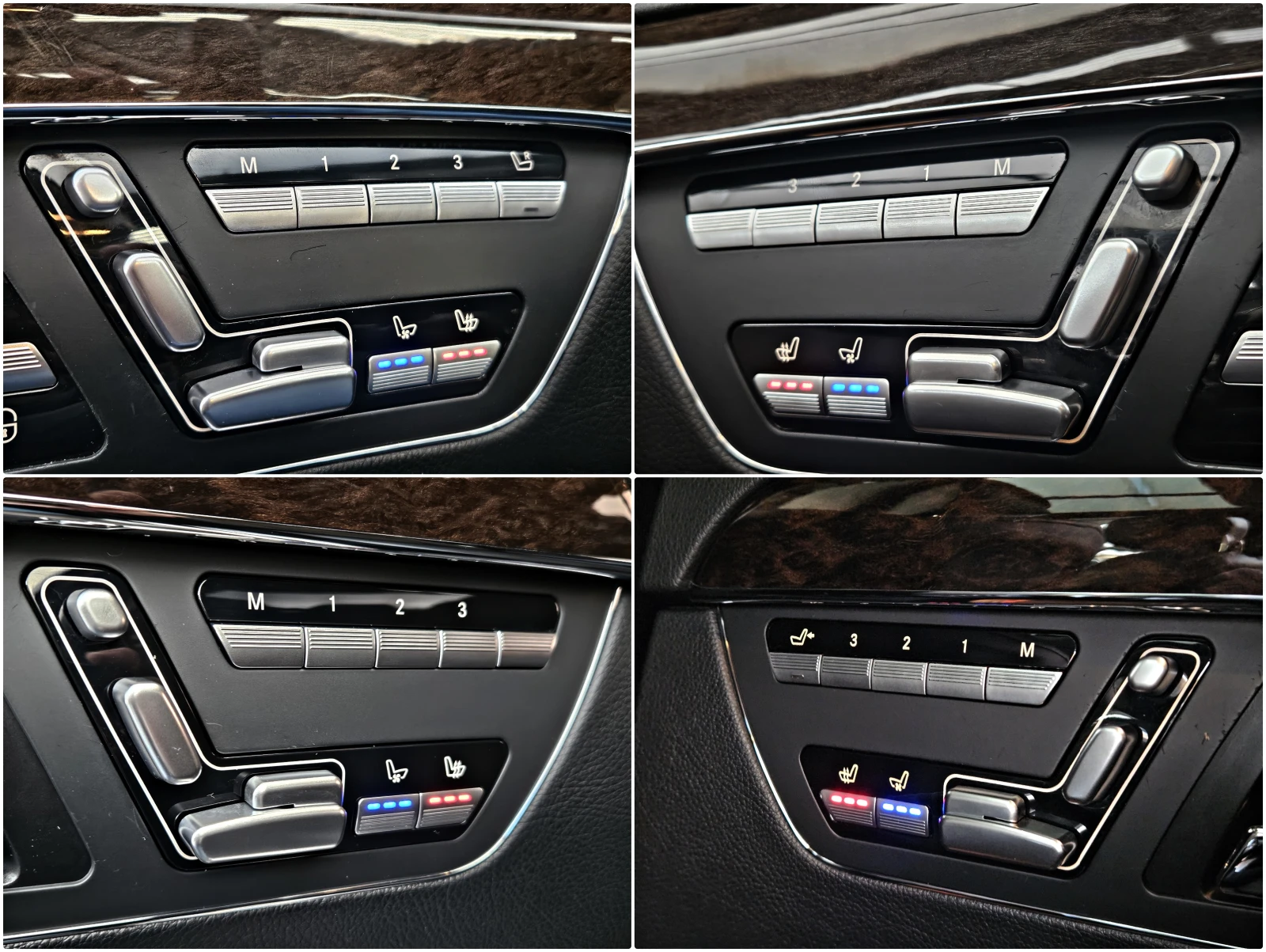 Mercedes-Benz S 500 AMG/4M/GERMANY/DISTR/МАСАЖ/HARMAN/CAMERA/ОБДУХ/LIZ, снимка 12 - Автомобили и джипове - 53743773