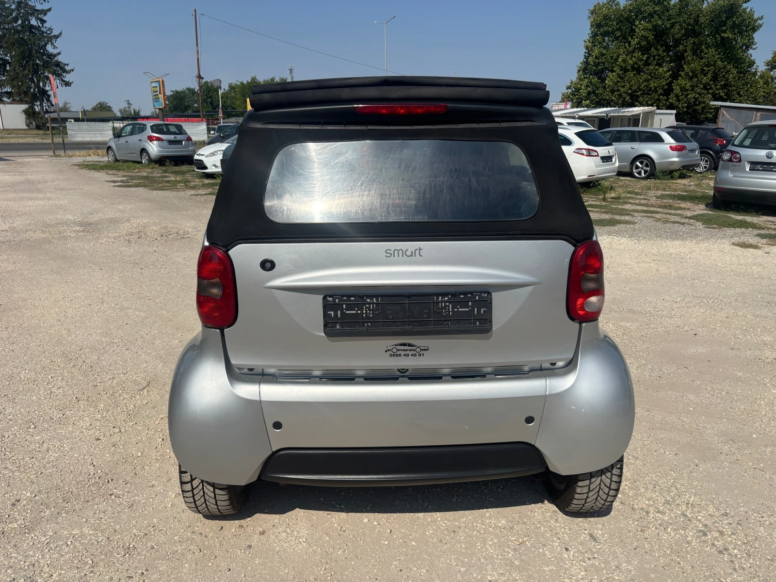 Smart Fortwo 2002+ 0.6+ АВТОМАТ+ 110хл+ КАБРИО+ С.ИСТОРИЯ, снимка 5 - Автомобили и джипове - 55785917