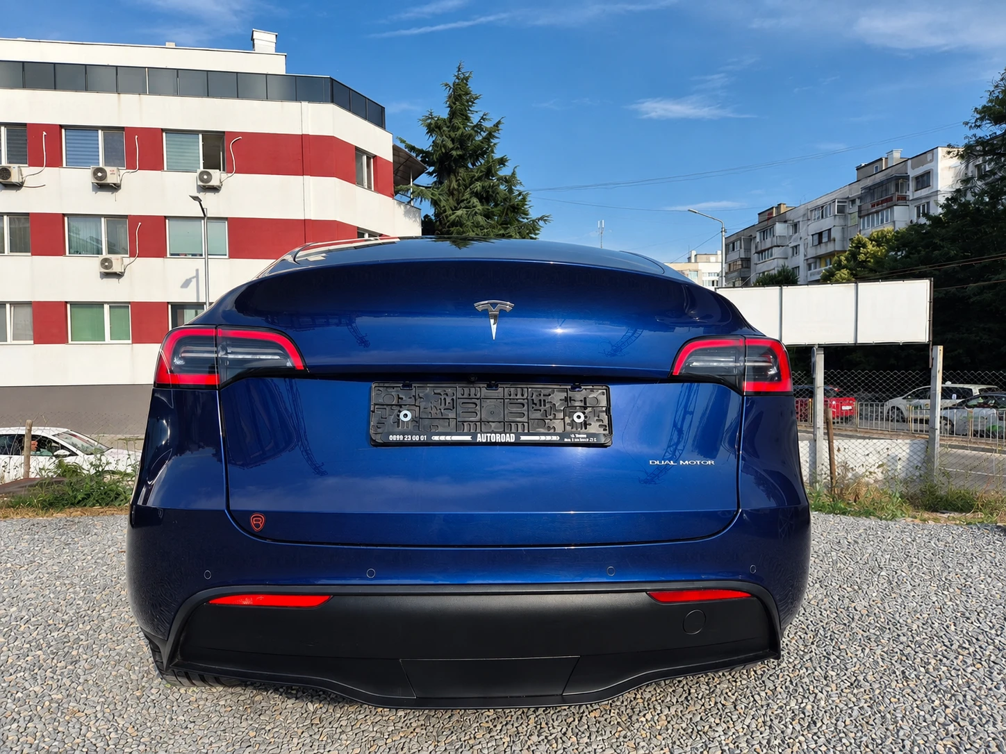 Tesla Model Y 75 KWH DUAL MOTOR LONG RANGE 4WD-MATRIX-SOH-91%, снимка 6 - Автомобили и джипове - 55952372