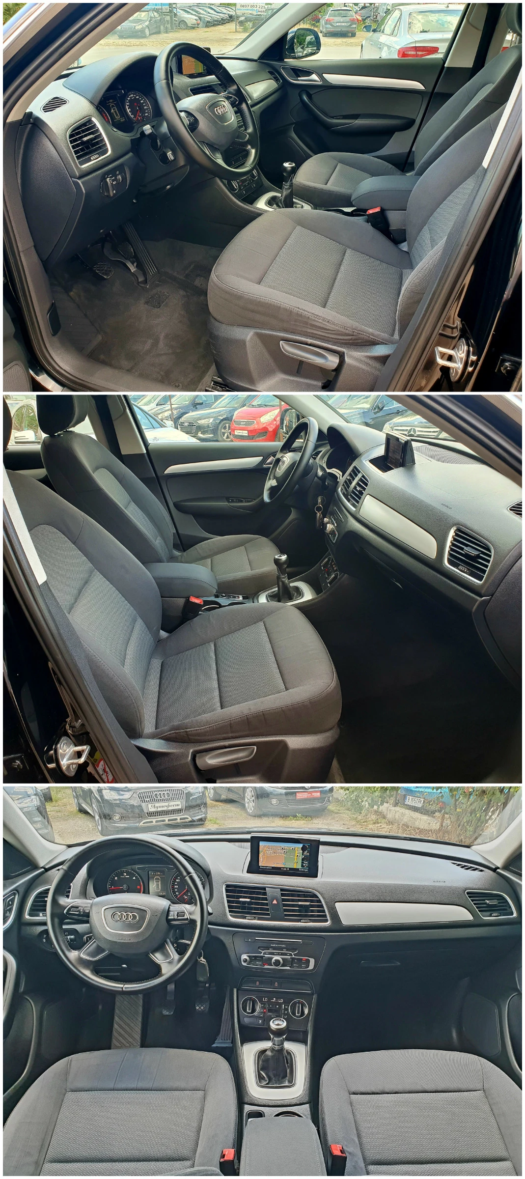 Audi Q3 2.0 TDI BIXENON LED NAVI СЕРВИЗНА ИСТОРИЯ, снимка 14 - Автомобили и джипове - 55363834