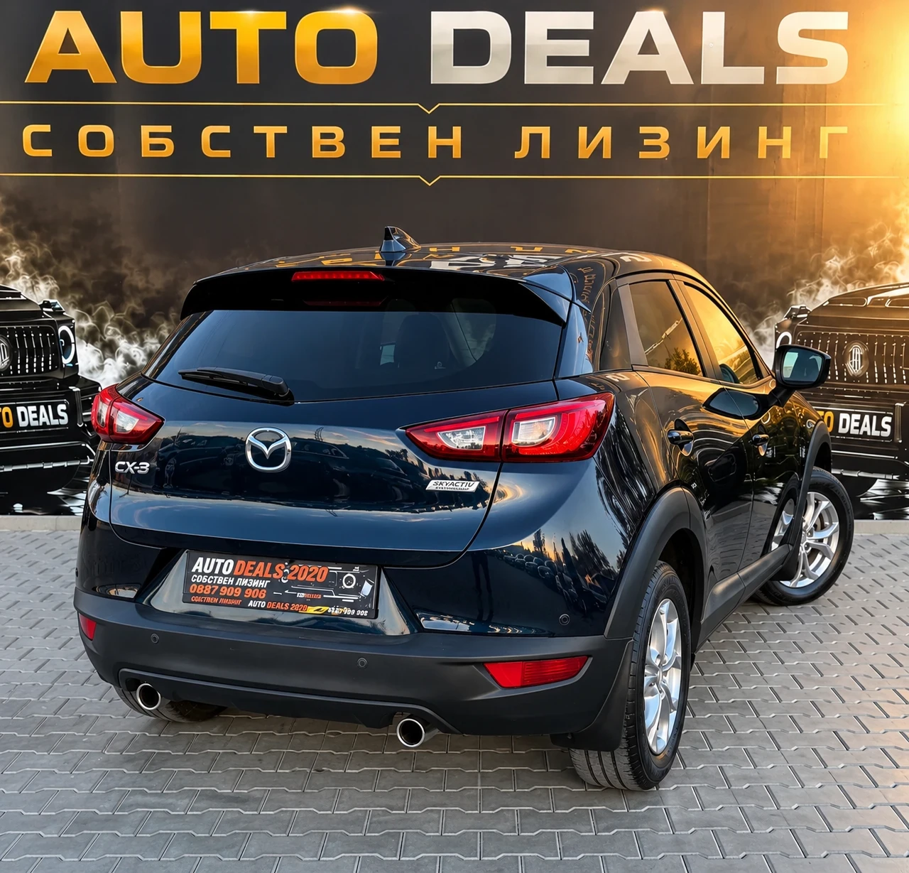 Mazda CX-3 2.0SKYACTIVE-G| LED| СЕРВИЗНА ИСТОРИЯ| ЛИЗИНГ, снимка 4 - Автомобили и джипове - 56336136