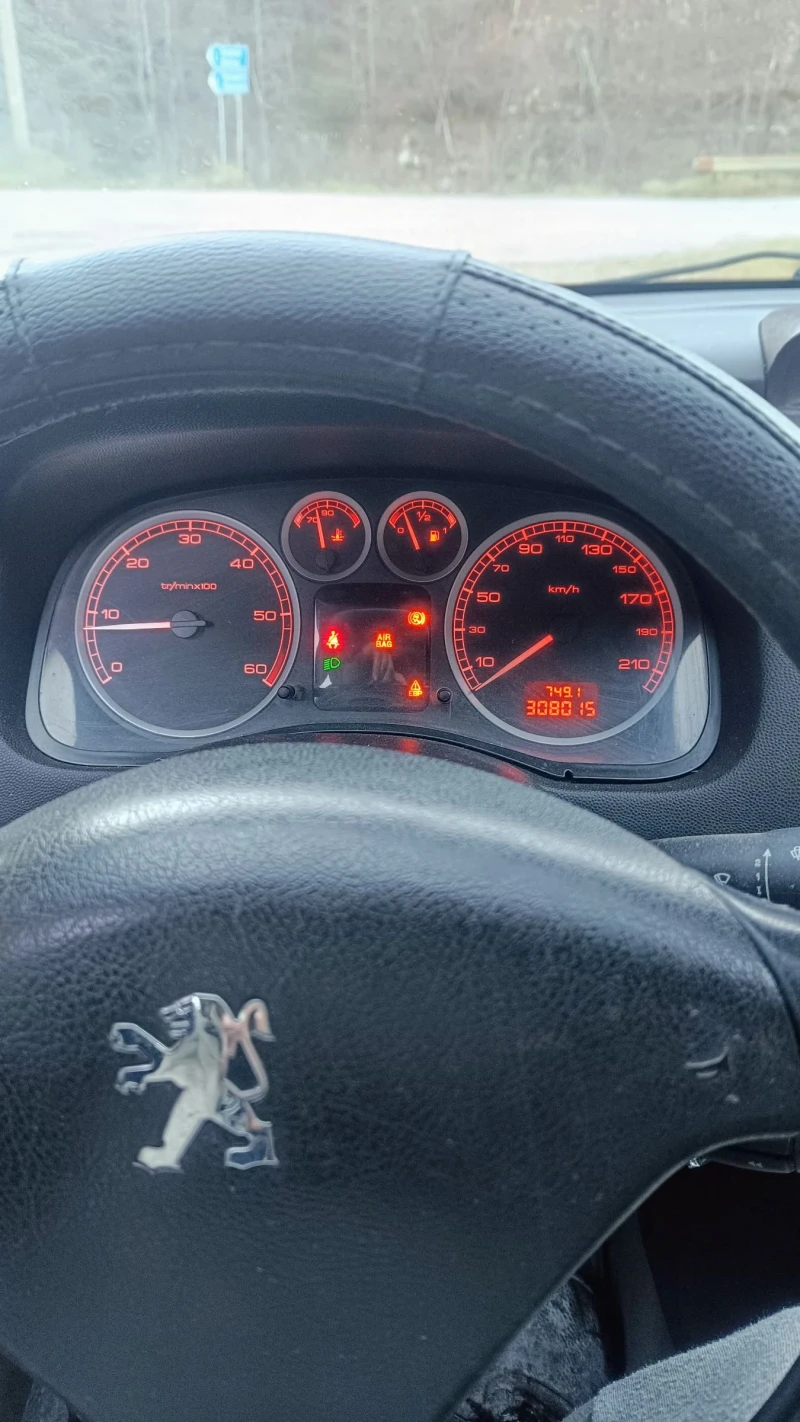 Peugeot 307 2.0 107, снимка 8 - Автомобили и джипове - 48489016