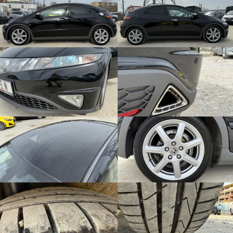 Honda Civic АВТОМАТ / НАВИ / КОЖА / ПАНОРАМА, снимка 3 - Автомобили и джипове - 49505191