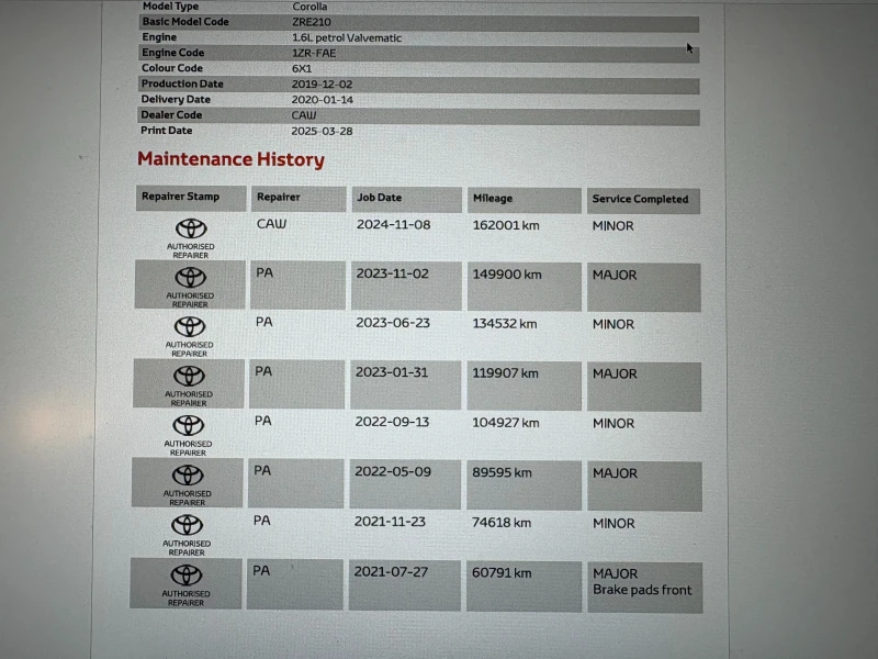 Toyota Corolla 1.6 6MT Executive Plus, снимка 17 - Автомобили и джипове - 52245260