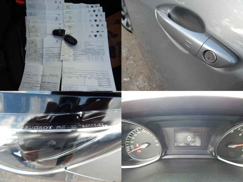 Peugeot 308 1.6HDI* EURO6* ALLURE* , снимка 8 - Автомобили и джипове - 51702709