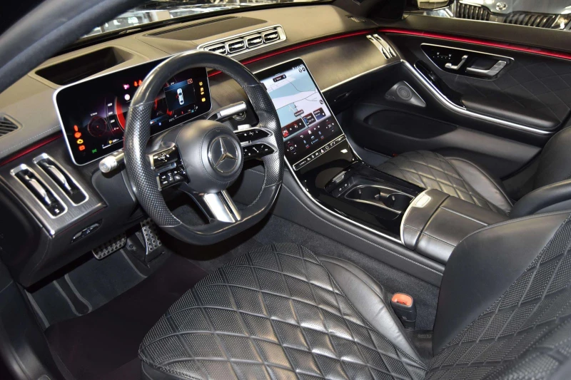 Mercedes-Benz S 350 4MATIC/286HP/AMG/MAYBACH-LINE/PANO/BURMESTER/387v, снимка 9 - Автомобили и джипове - 50220142
