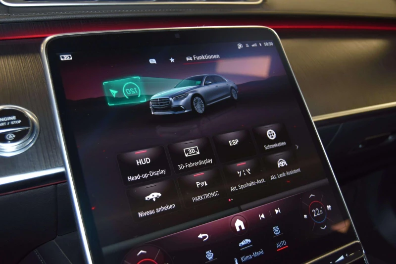 Mercedes-Benz S 350 4MATIC/286HP/AMG/MAYBACH-LINE/PANO/BURMESTER/387v, снимка 14 - Автомобили и джипове - 50220142