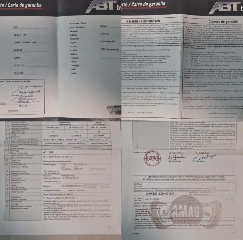 VW Scirocco 2.0 t ABT, снимка 12 - Автомобили и джипове - 52148951