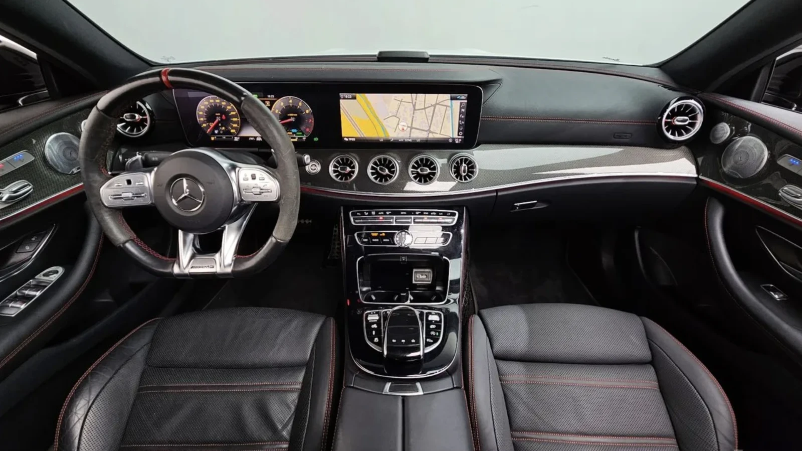 Mercedes-Benz E 53 AMG BURMESTER / 360 КАМЕРИ / ОБДУХ / МАСАЖ / HUD, снимка 8 - Автомобили и джипове - 55475705