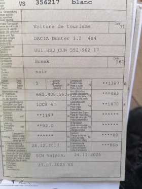 Dacia Duster 1.2i 4x4 Lux - 8600 € / 16820.14 лв. - 82896318 17