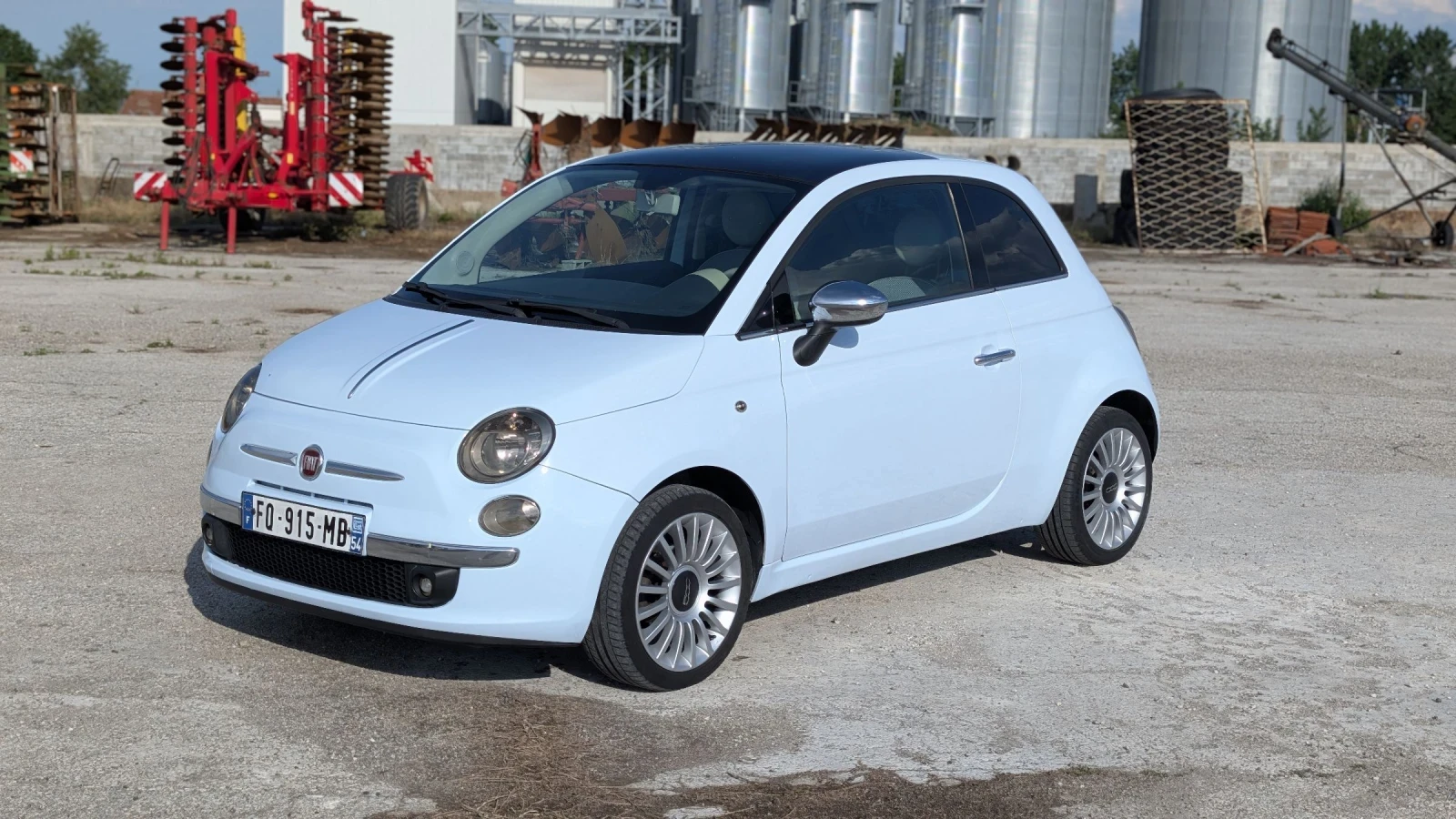 Fiat 500 1.3 mJet Panorama, снимка 2 - Автомобили и джипове - 54757976