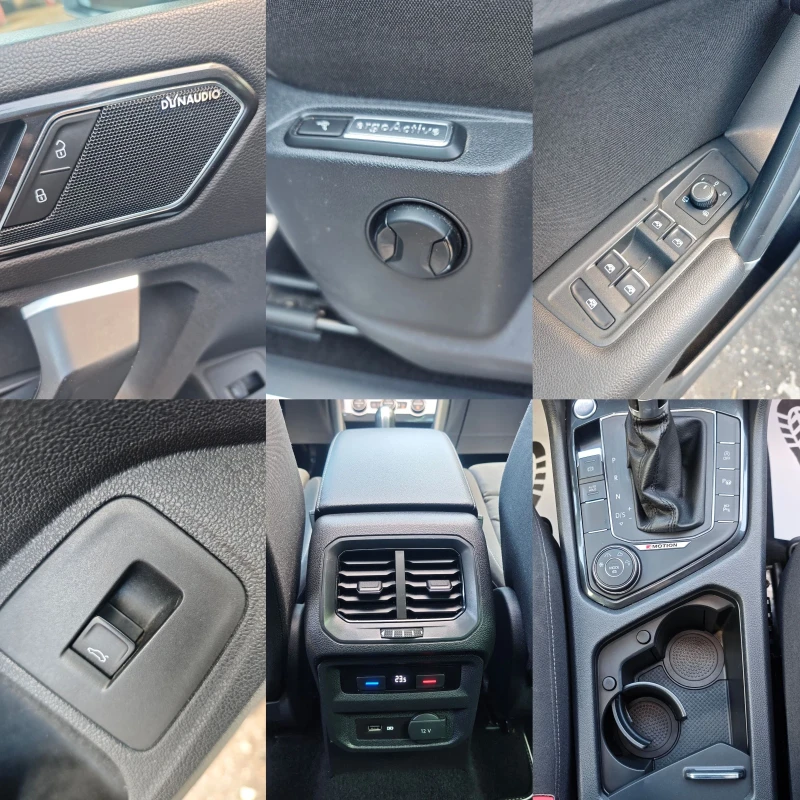 VW Tiguan R-Line, 4MOTION, ДИСТРОНИК, 360-КАМЕРА, ПОДГРЕВ, Ф, снимка 15 - Автомобили и джипове - 53500007