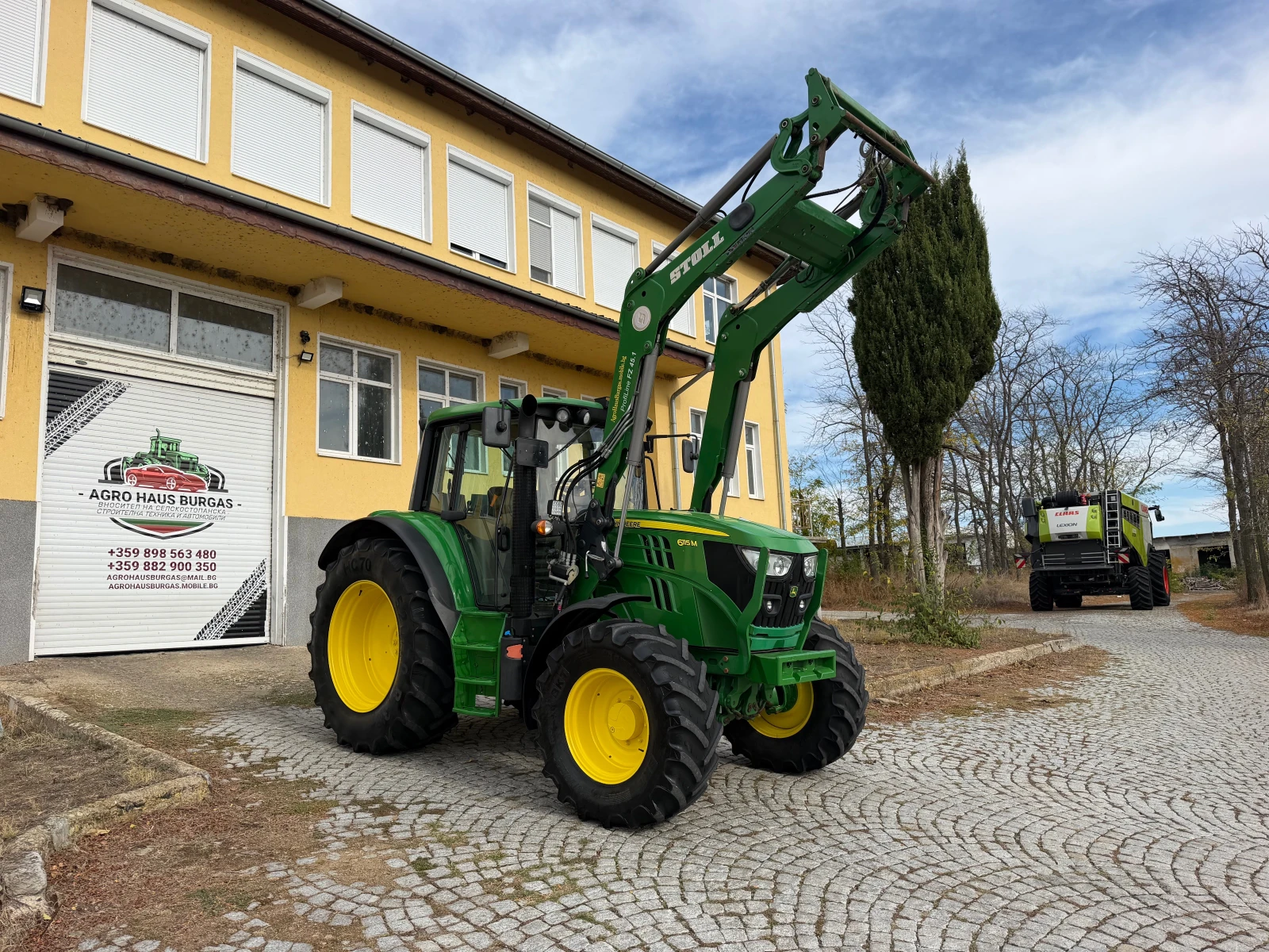 Трактор John Deere 6115M POWER QUAD С ЧЕЛЕН ТОВАРАЧ ЛИЗИНГ