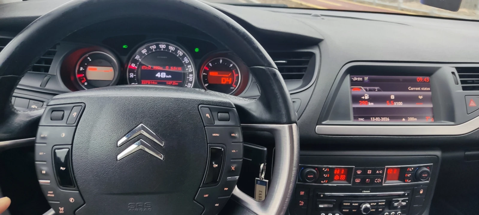 Citroen C5 2.0HDI  163k.c., снимка 9 - Автомобили и джипове - 55537376