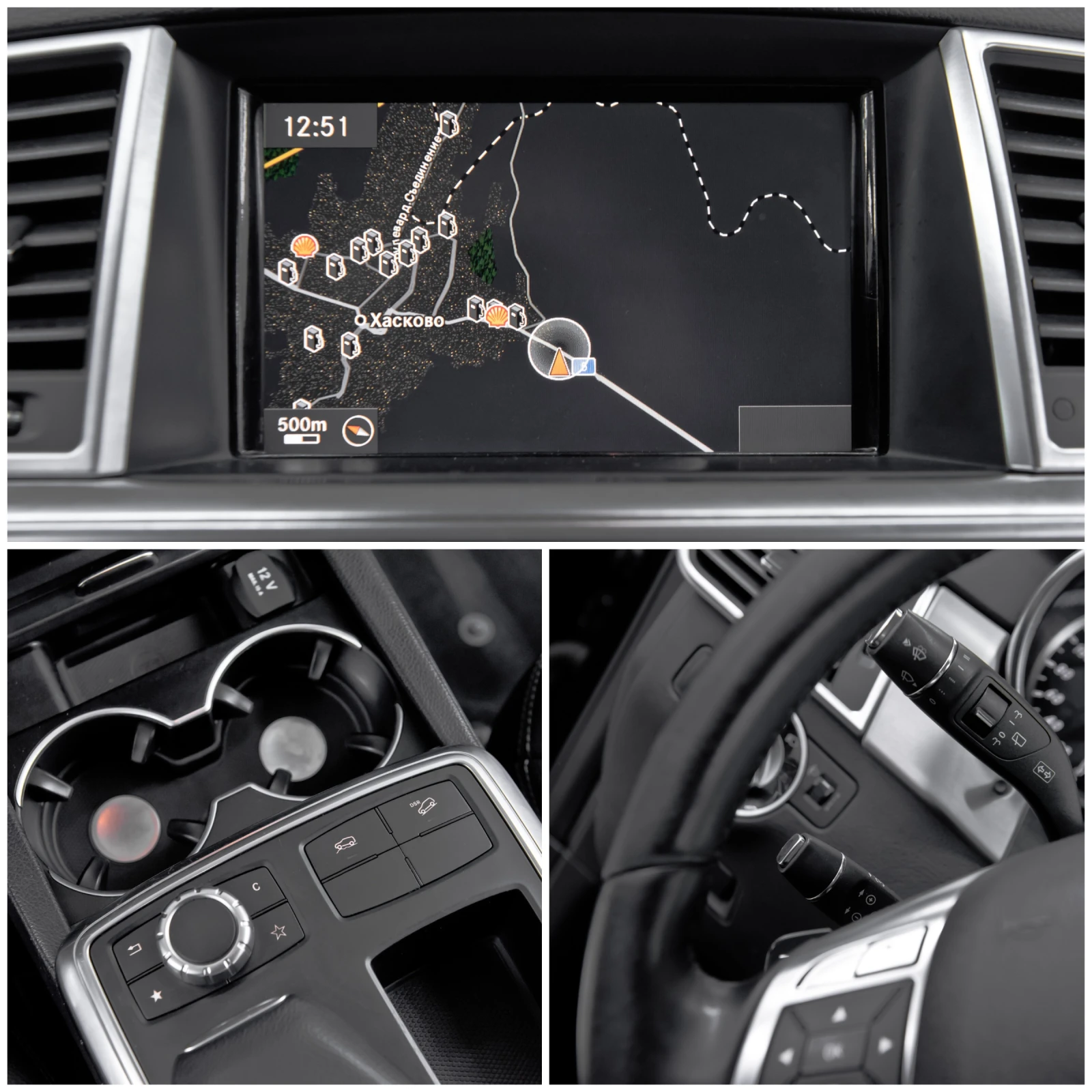 Mercedes-Benz ML 350 D AMG пакет, снимка 15 - Автомобили и джипове - 53959183