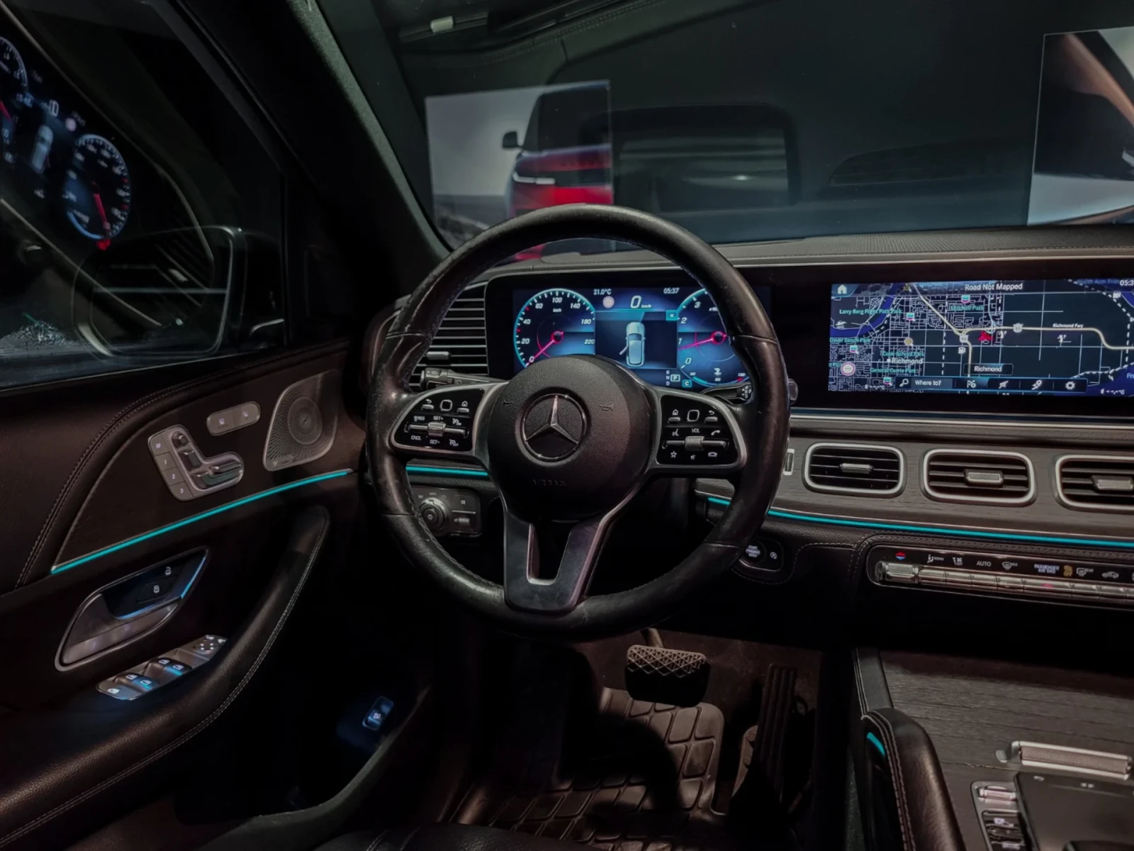 Mercedes-Benz GLE 350 AMG* LINE* BURMESTER* ХЕДЪП* 360КАМЕРА* LANE* ASSI, снимка 9 - Автомобили и джипове - 54712427