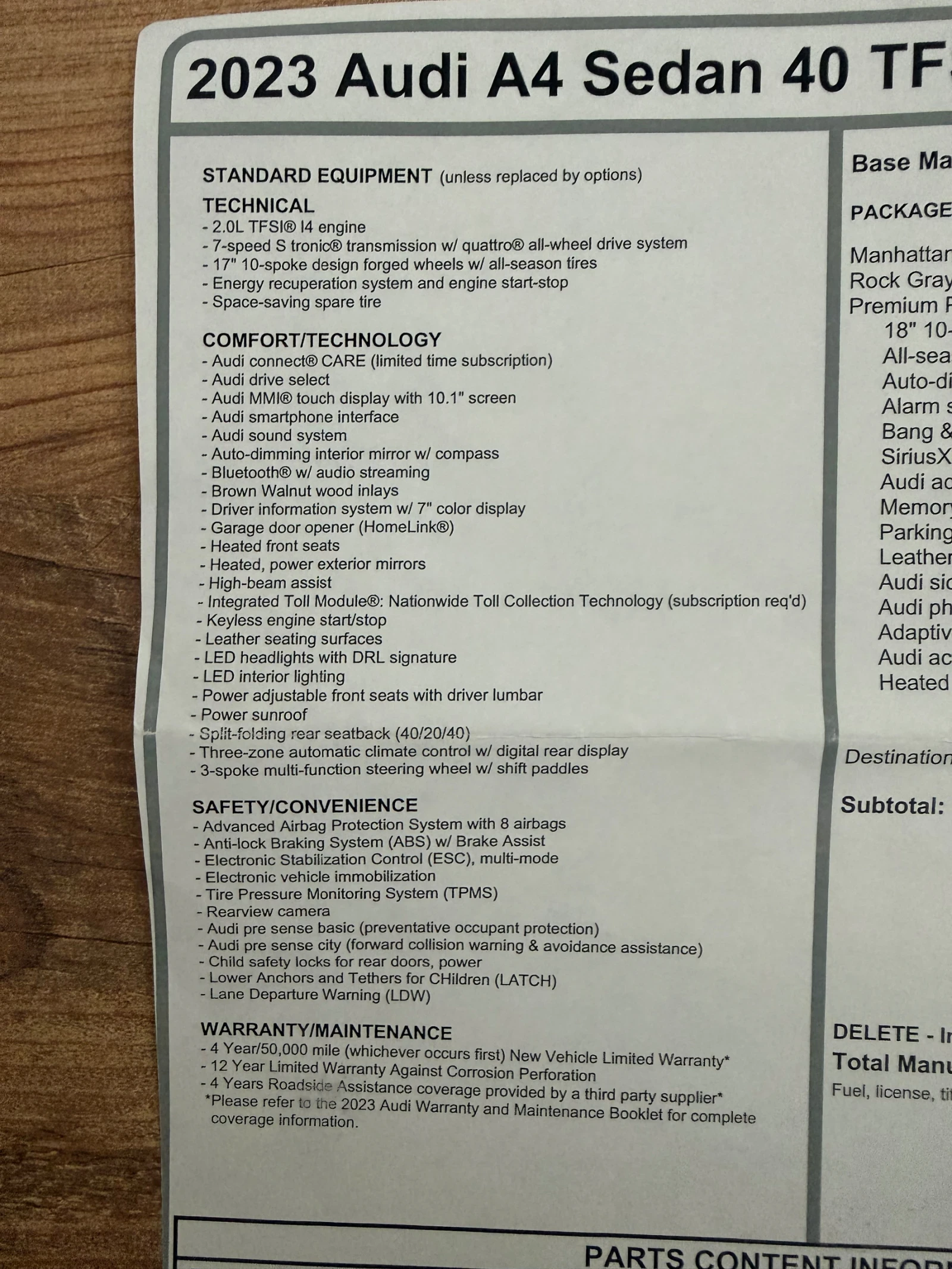 Audi A4 Audi A4 40 TFSI Quattro 2023, снимка 11 - Автомобили и джипове - 54411837
