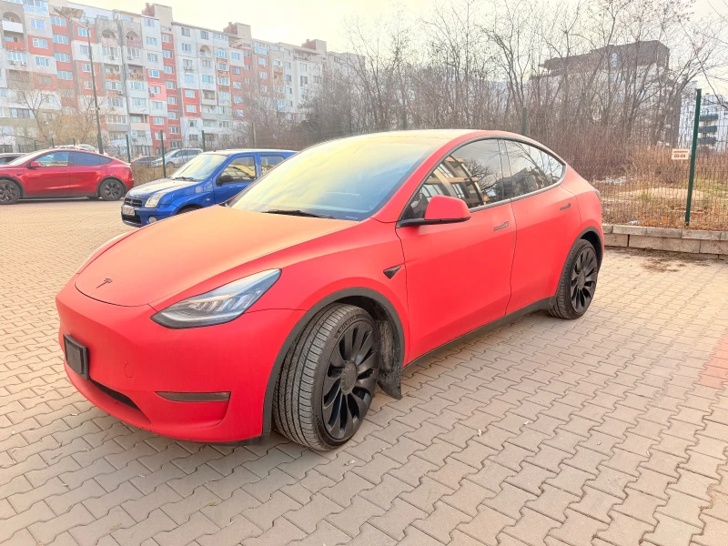 Tesla Model Y 2022 Dual Motor Long range 72000 km Гаранция, снимка 4 - Автомобили и джипове - 52885449