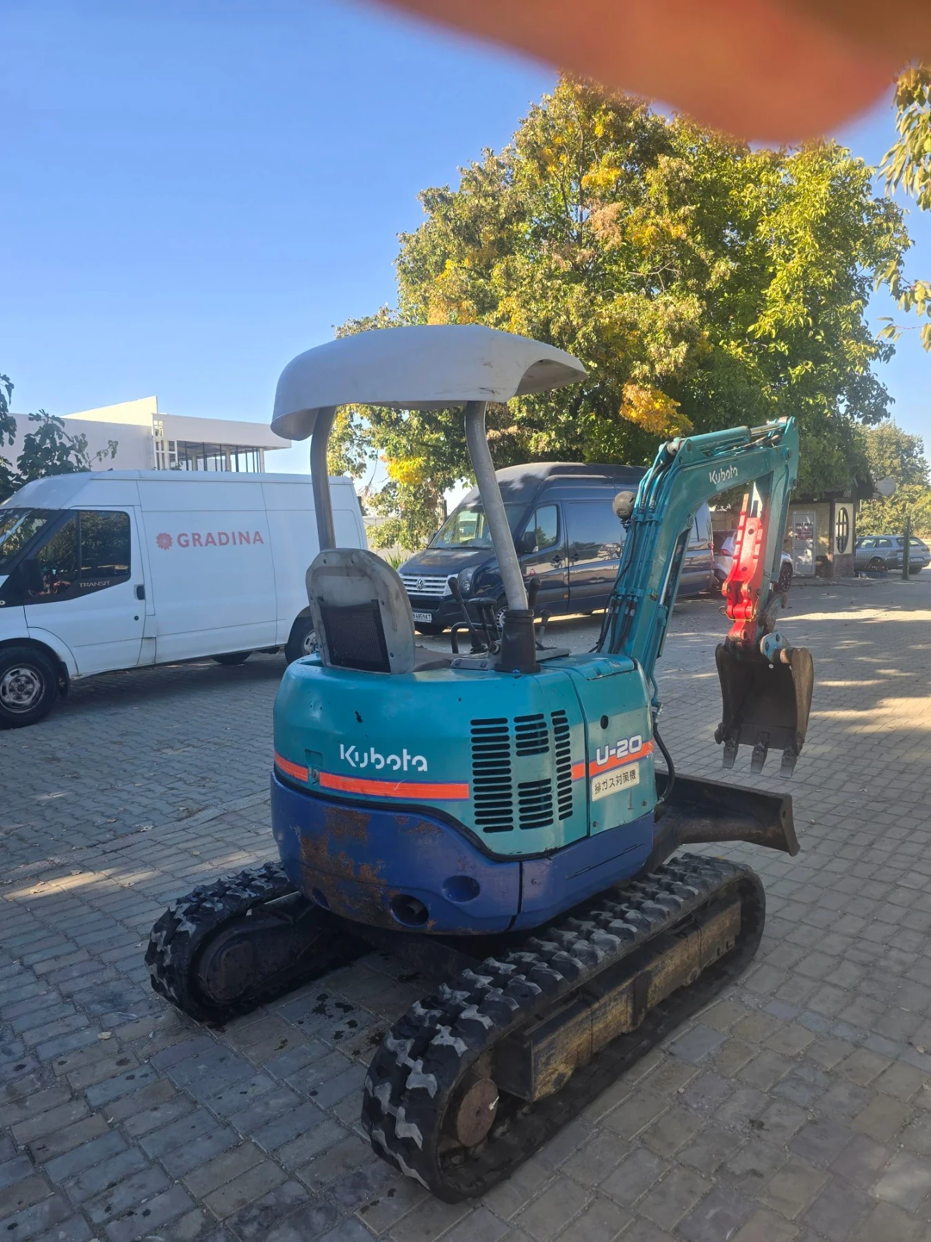 Багер Kubota U-20, снимка 6 - Индустриална техника - 56375010