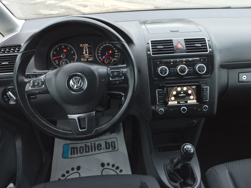 VW Touran 1.4 TSI-ECOFUEL/Фабричен Метан, снимка 11 - Автомобили и джипове - 48311848